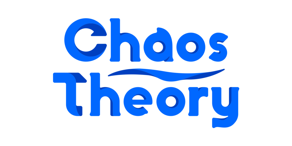 chaos theory logo stacked blue 2 1