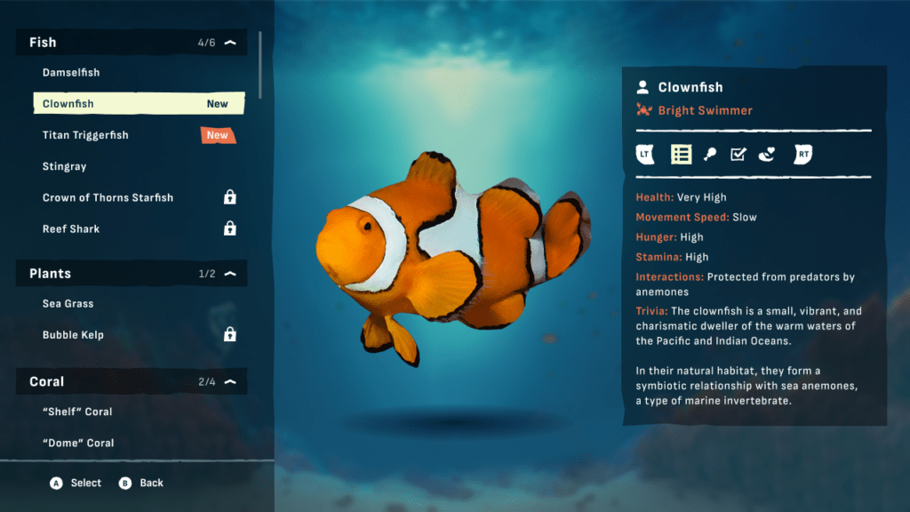 crab steam page screenshot fish information