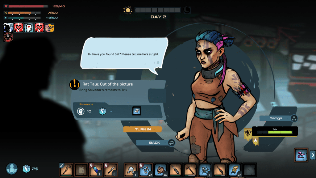 space prison screenshot quest dialogue